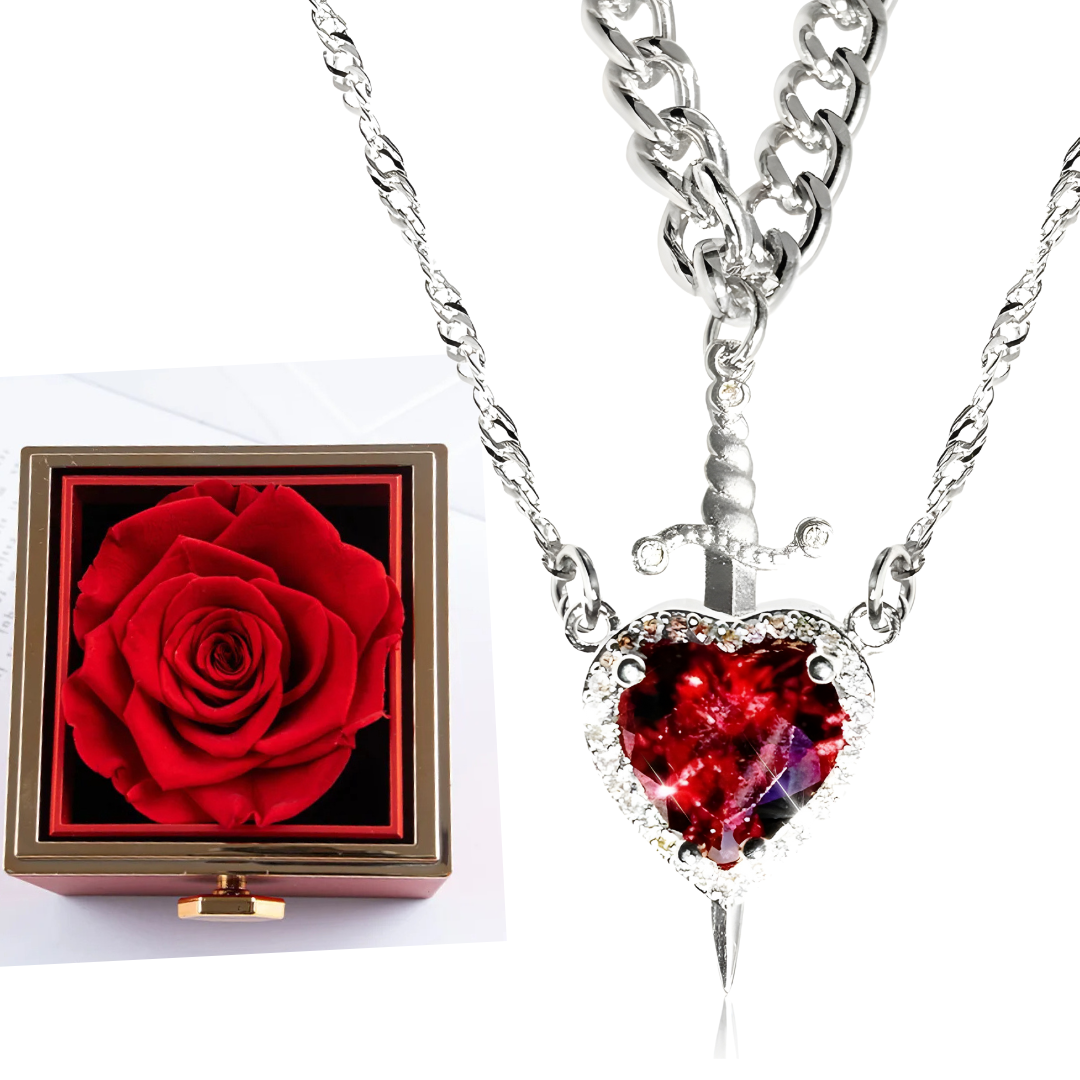 LumiEternal™ Rose Box - W/ LoveKnight Necklace