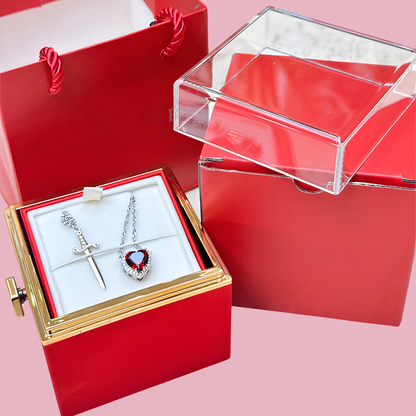 LumiEternal™ Rose Box - W/ LoveKnight Necklace