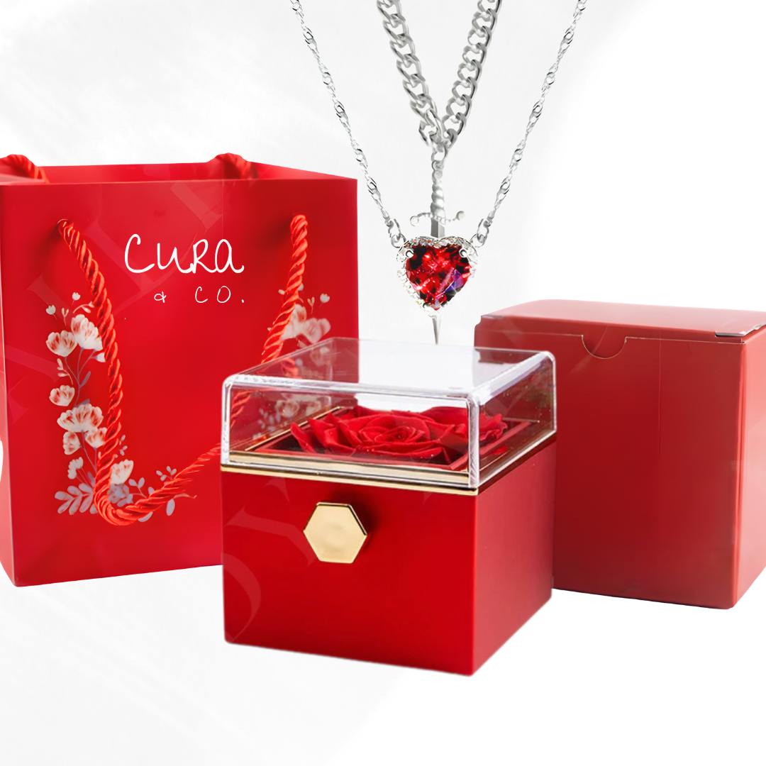 LumiEternal™ Rose Box - W/ LoveKnight Necklace