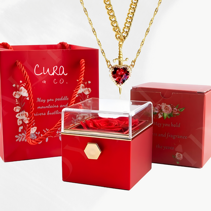 LumiEternal™ Rose Box - W/ LoveKnight Necklace